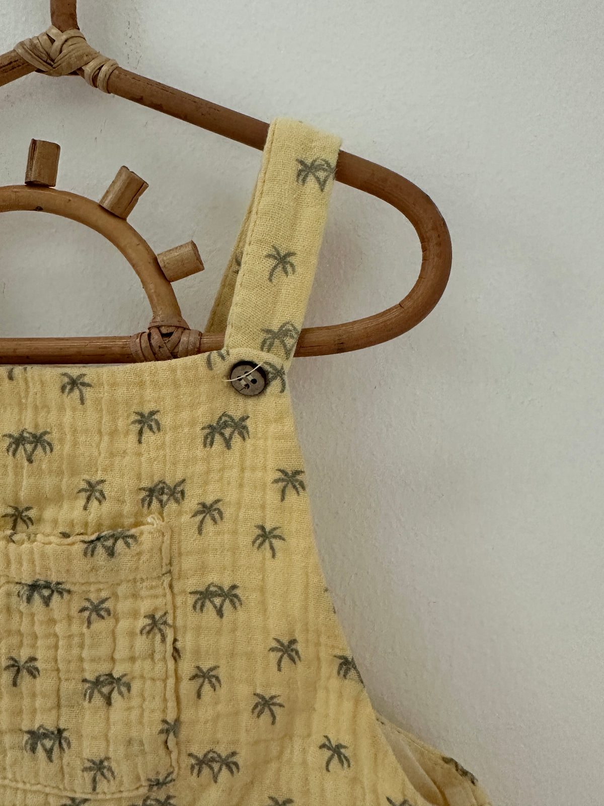 Coconut Yellow Summer Romper - 12 months