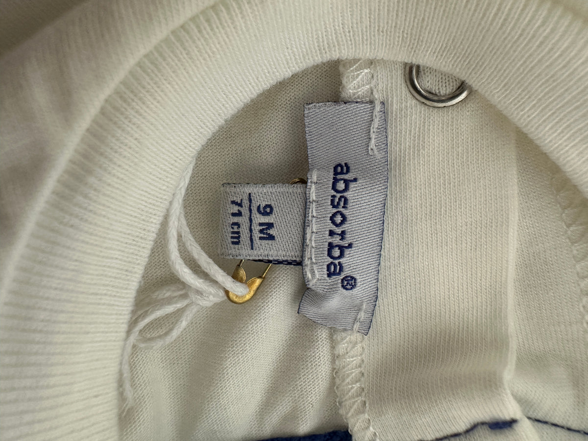 Absorba Blue Summer Romper - 9 months