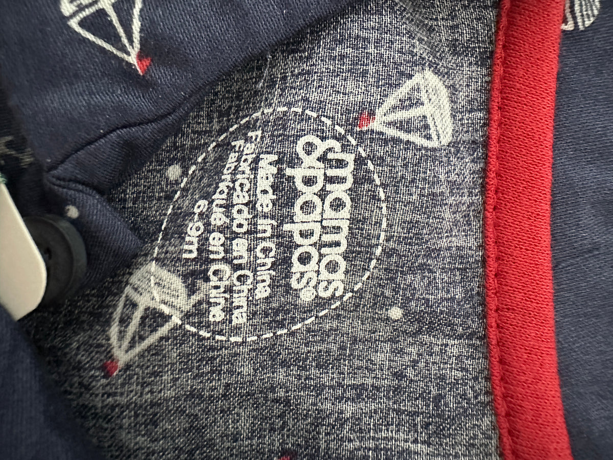 Mamas and Papas Blue Summer Pyjama - 6 months