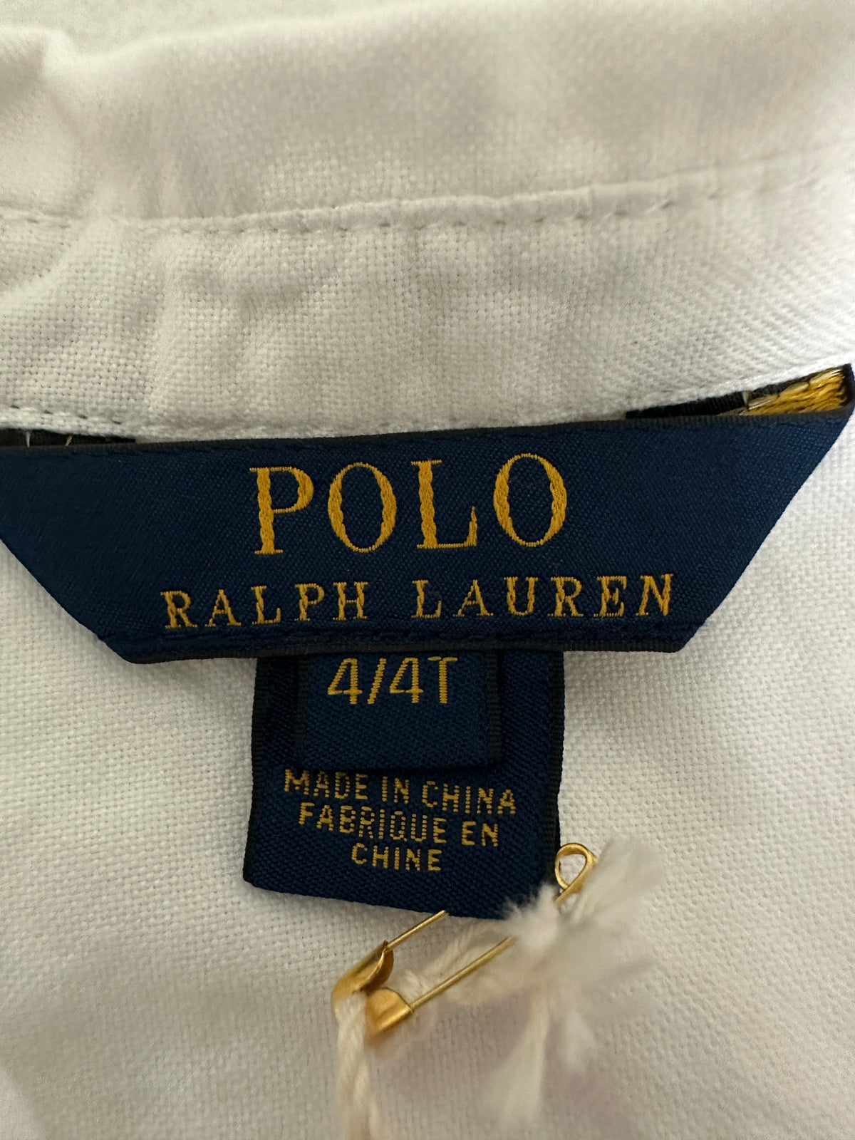 Ralph Lauren White Summer Top - 4 years