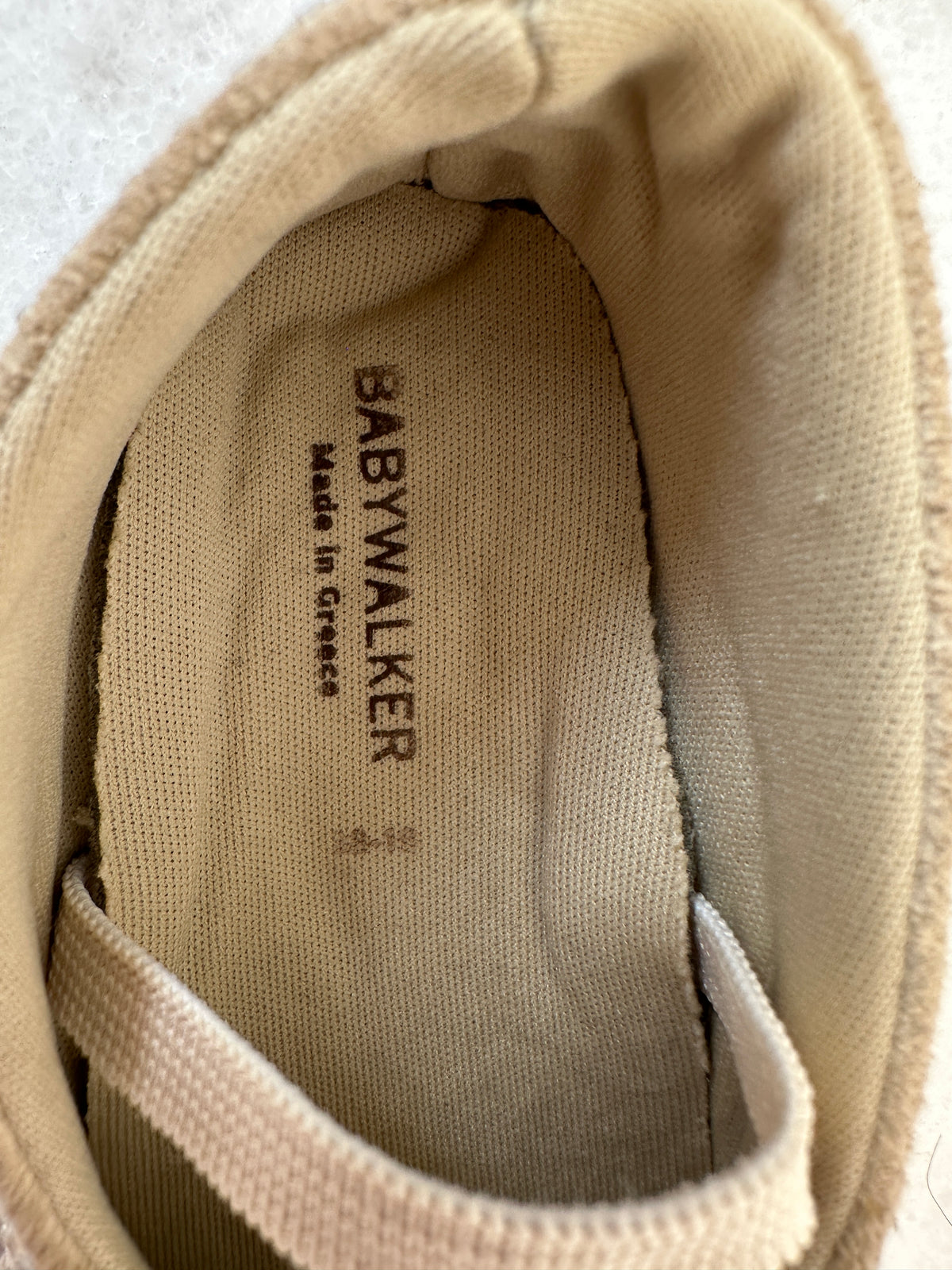 Babywalker Beige Summer Shoes - 18