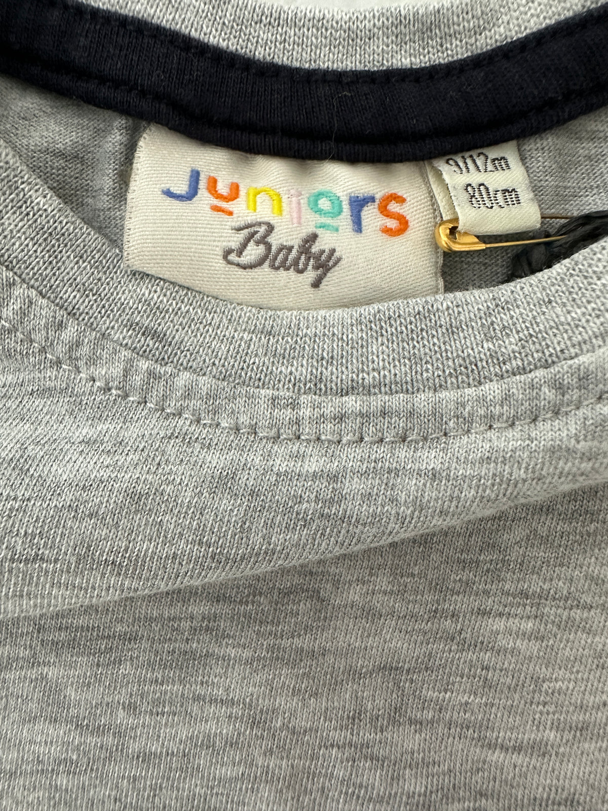Juniors Grey Summer Top - 9 months