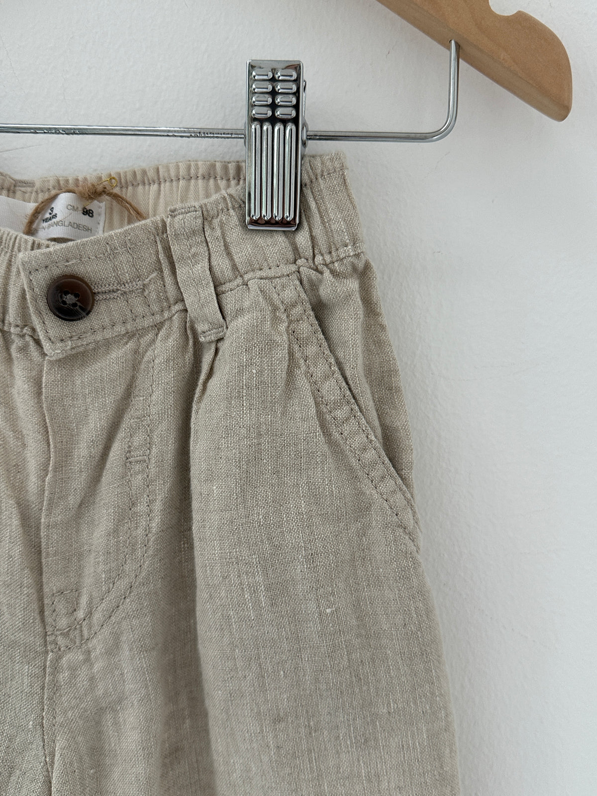 Zara Beige Summer Trousers-Leggings - 36 months