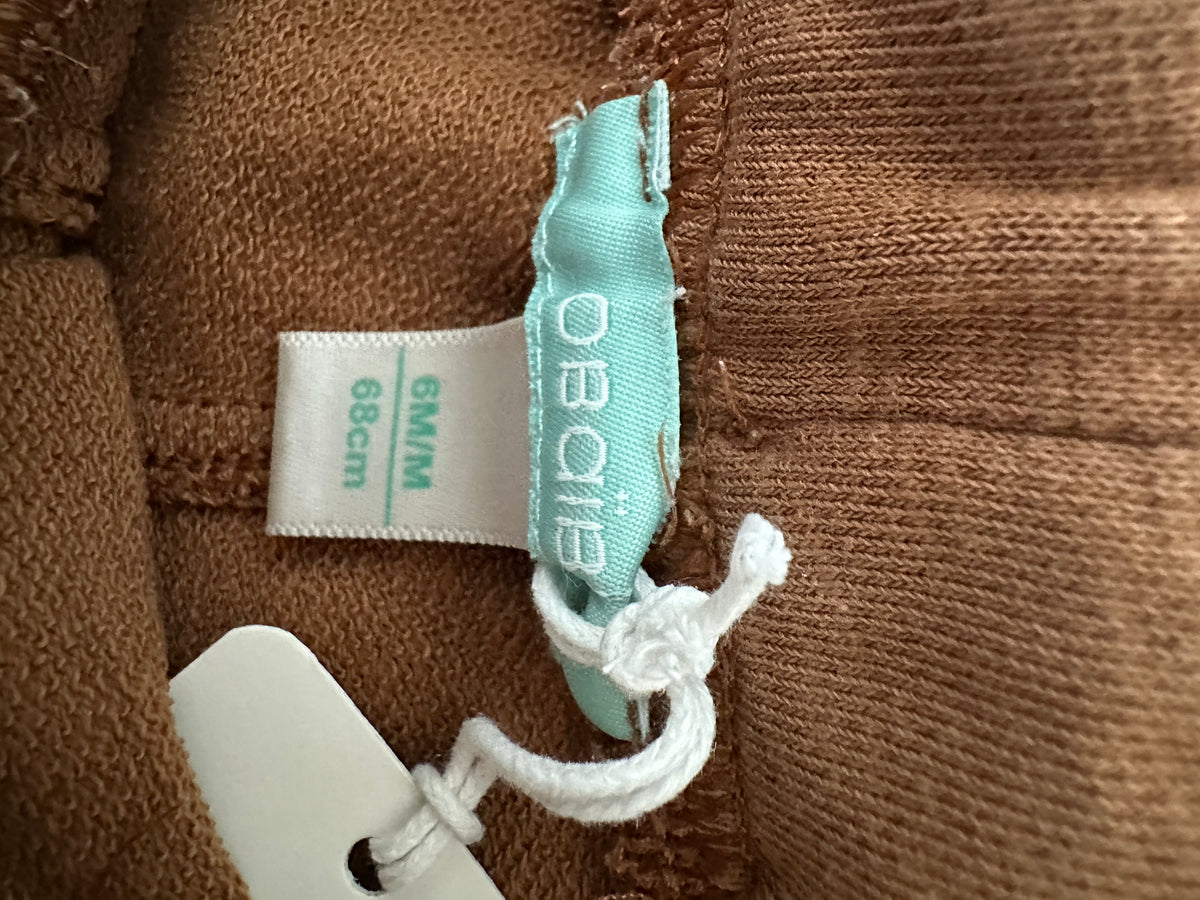 Obaibi Brown Summer Short-Skirt - 6 months