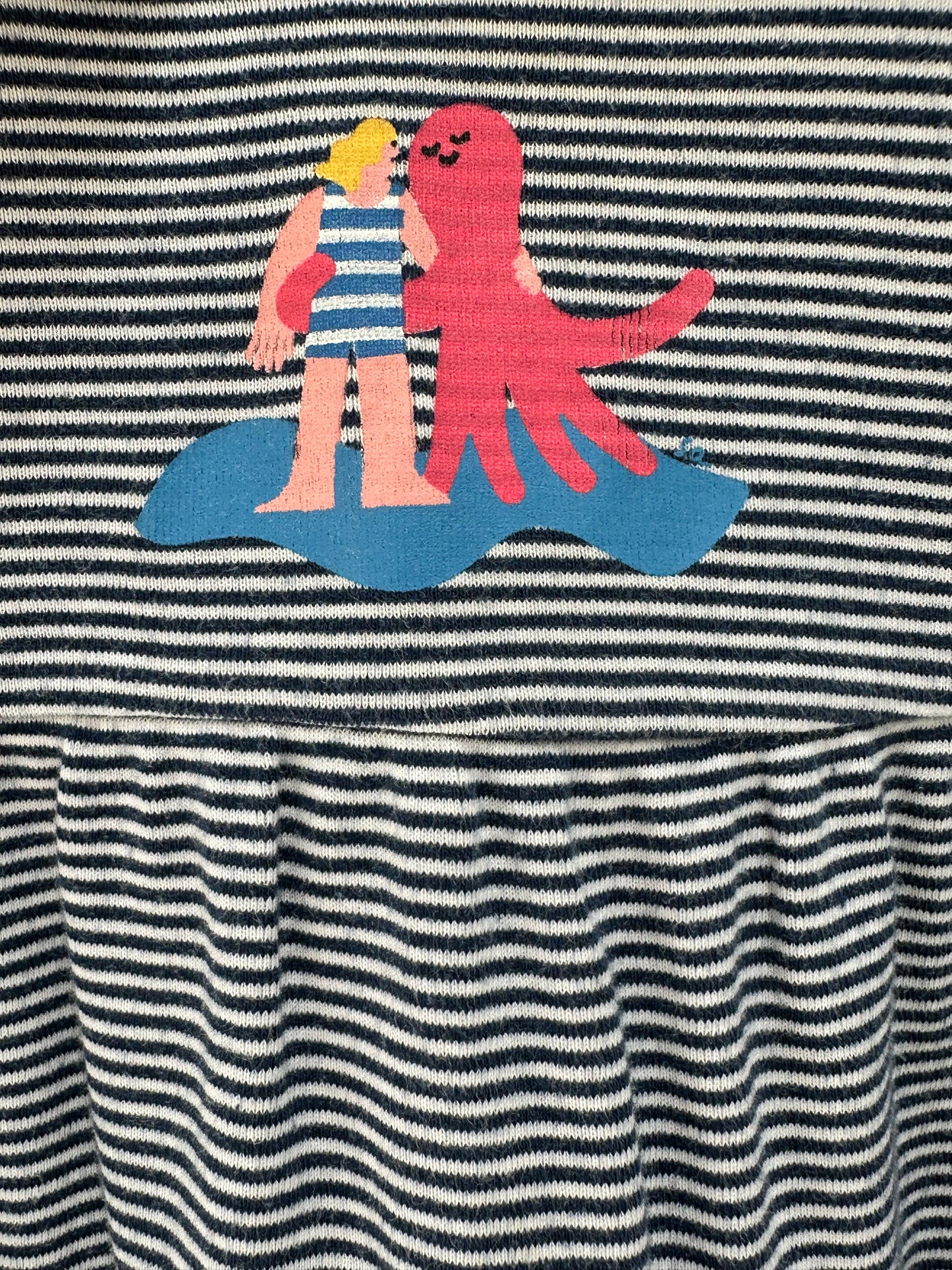 Dress navy by Petit Bateau - Size 12 months