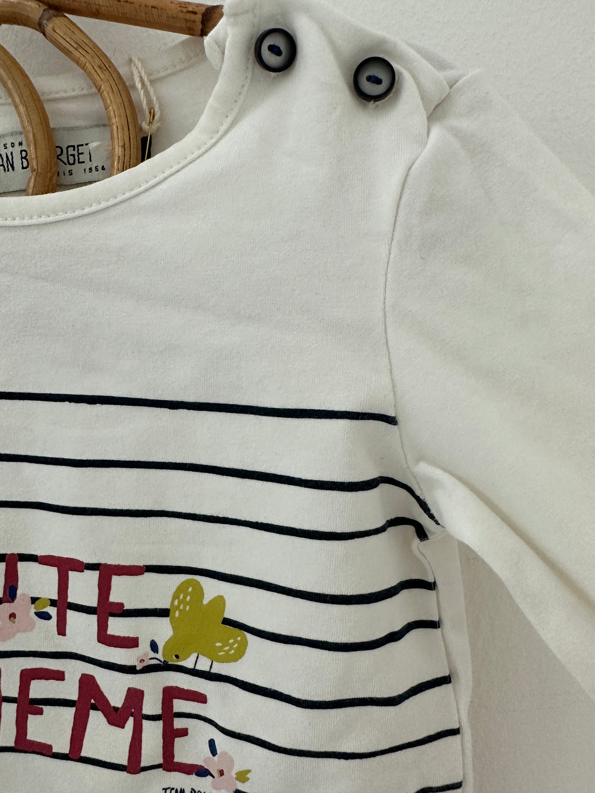Jean Bourget White Summer Top - 18 months