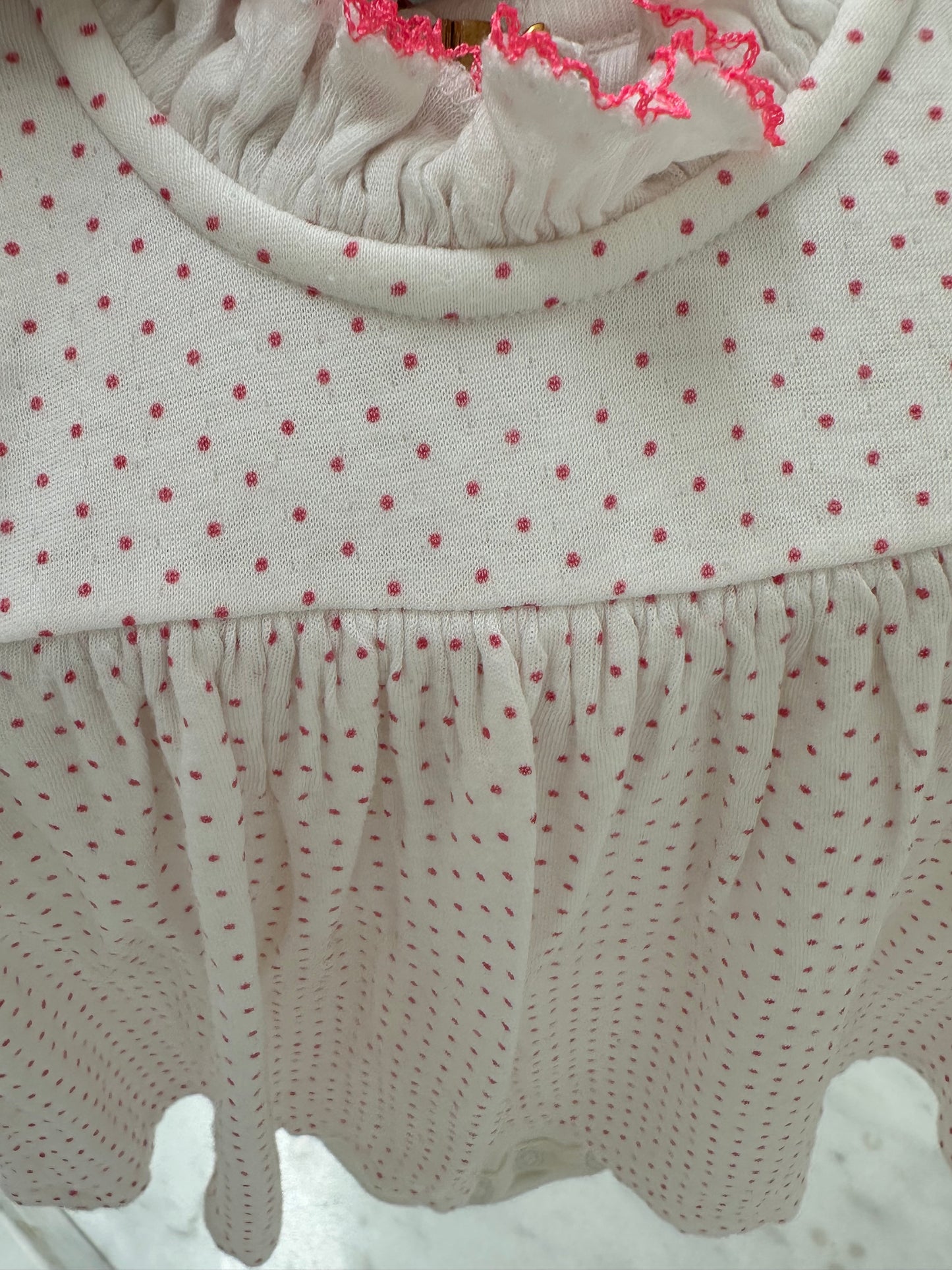 Dress white by Petit Bateau - Size 6 months