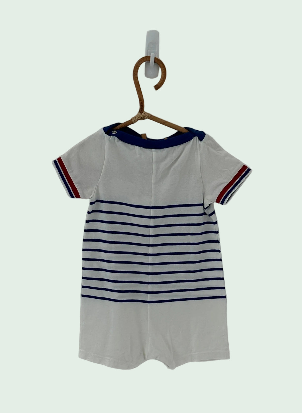 Petit Bateau Blue Summer Romper - 6 months