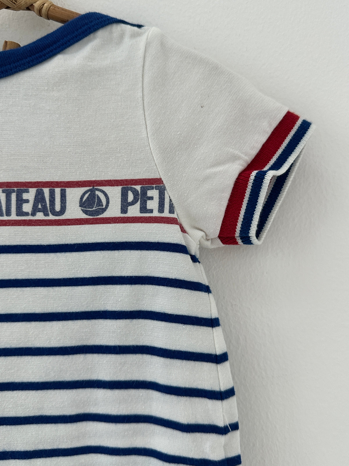 Petit Bateau Blue Summer Romper - 6 months