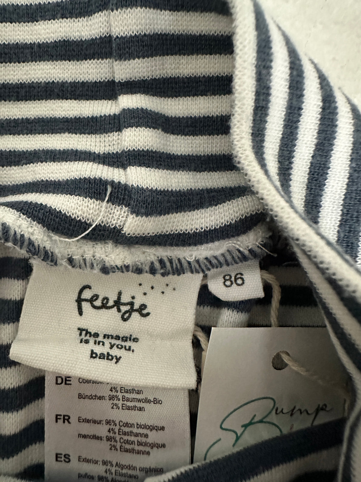 feetje Blue Summer Trousers-Leggings - 12 months