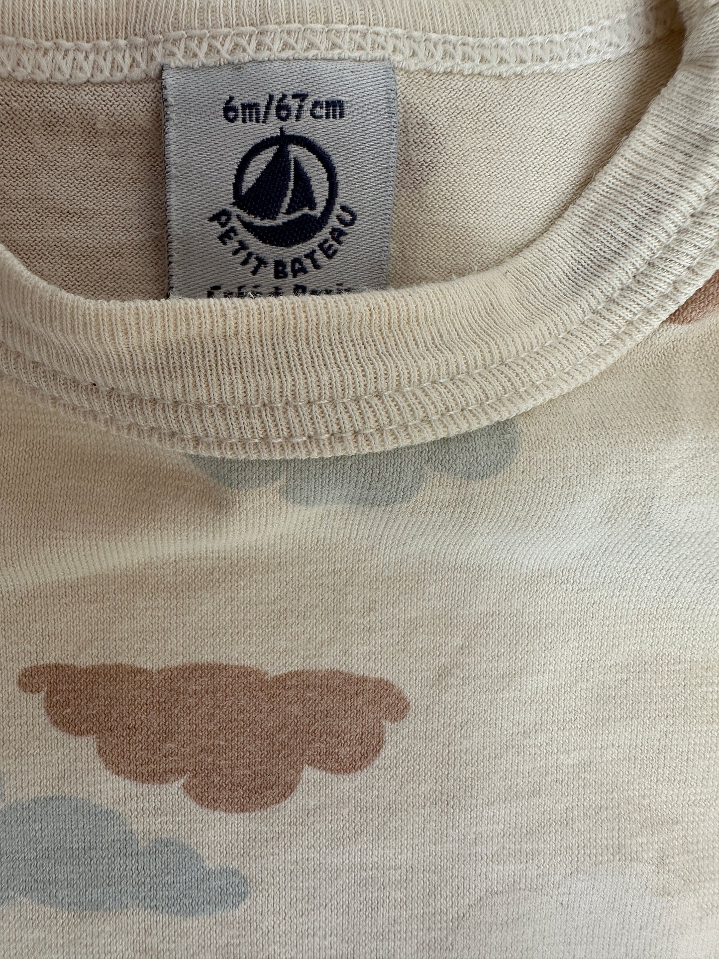 Top by Petit Bateau- Size 6-months