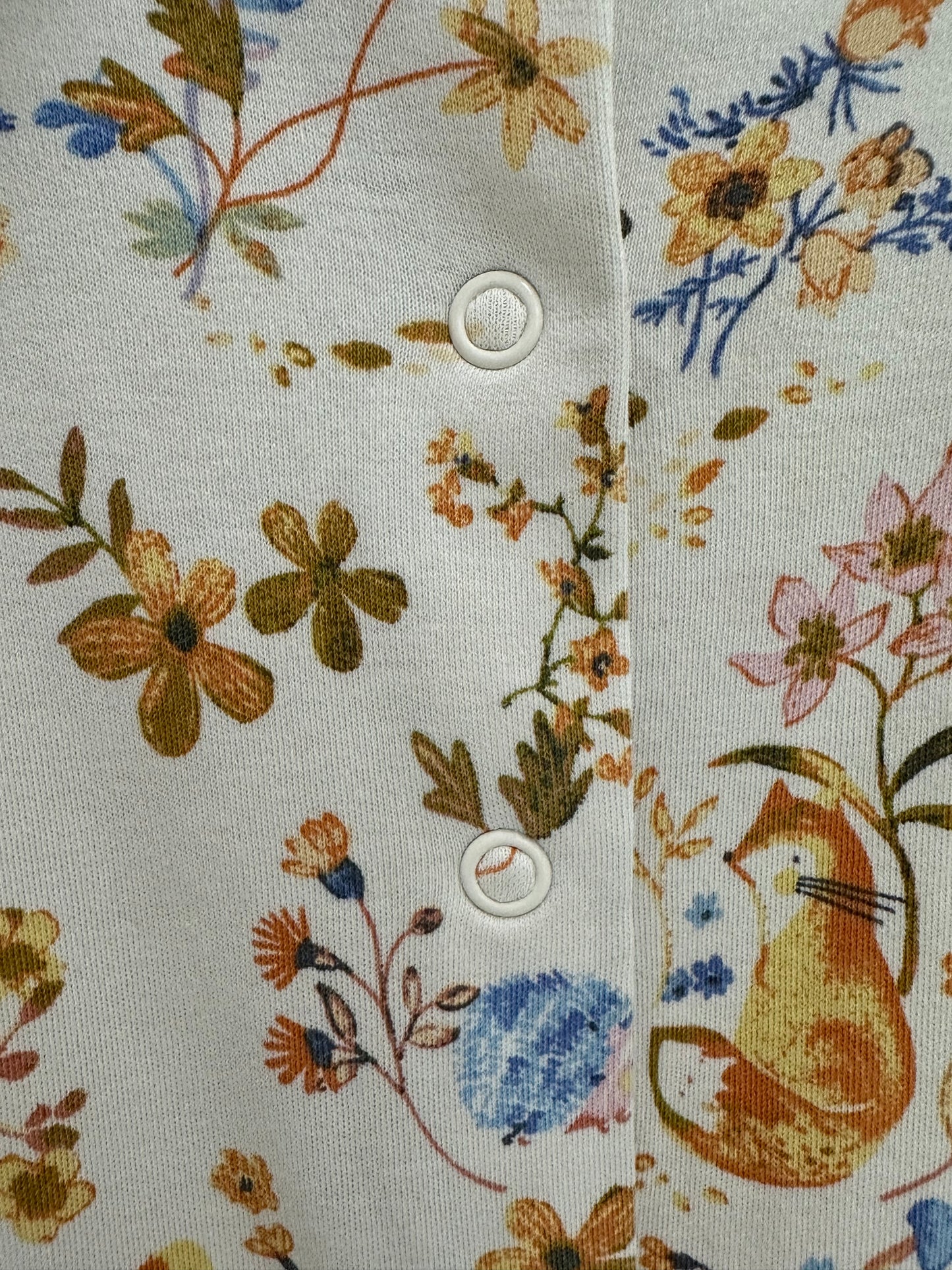 Pyjama floral beige by Next - Size NB