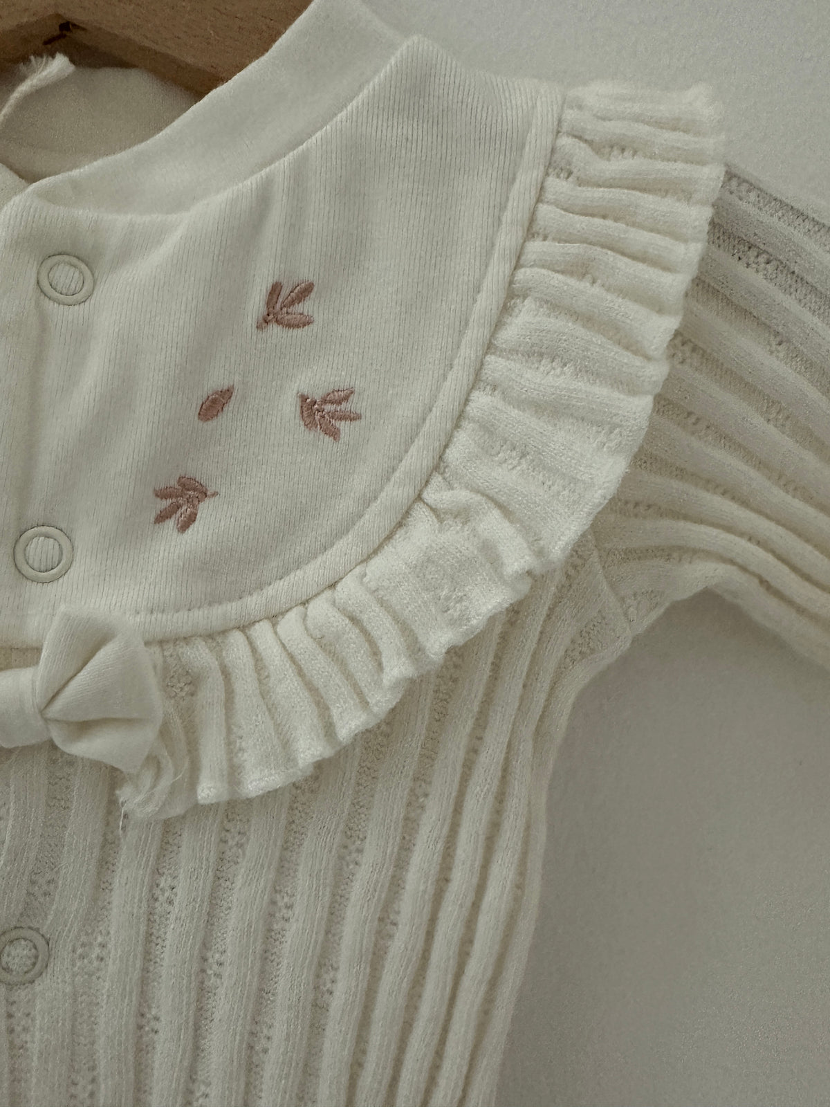 Wooliesbabes Beige Summer Pyjama - 1 month