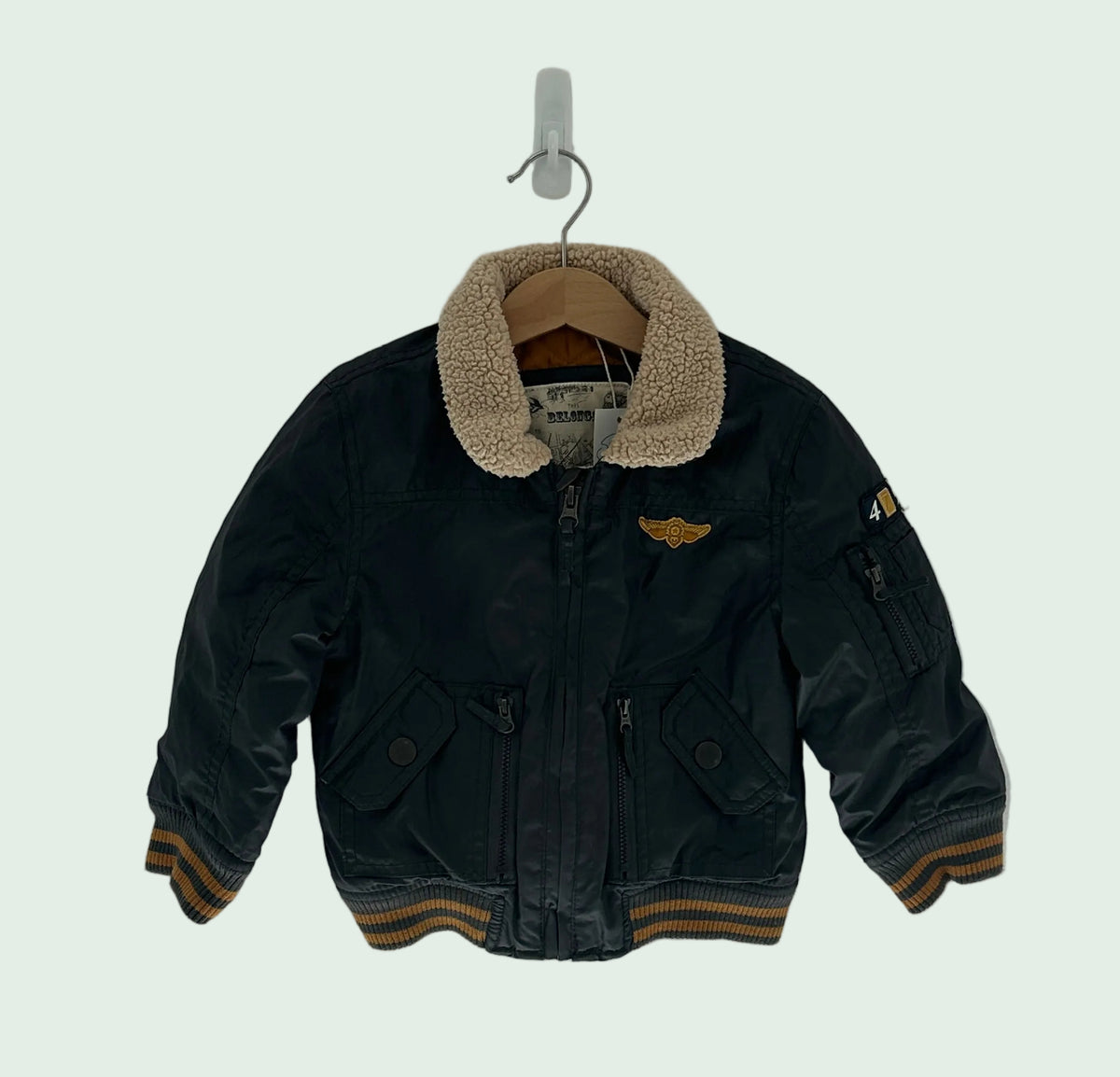 M&S Blue Winter Jacket - 24 months