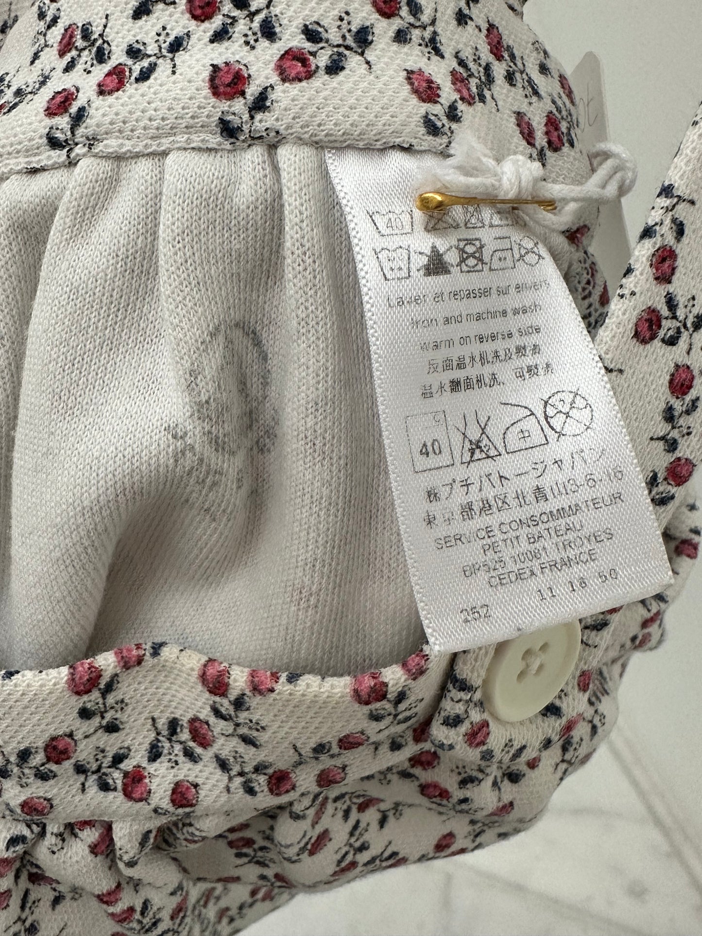 Romper by Petit Bateau - Size 9 months