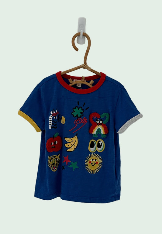 Du Pareil Au Meme Blue Summer Top - 36 months