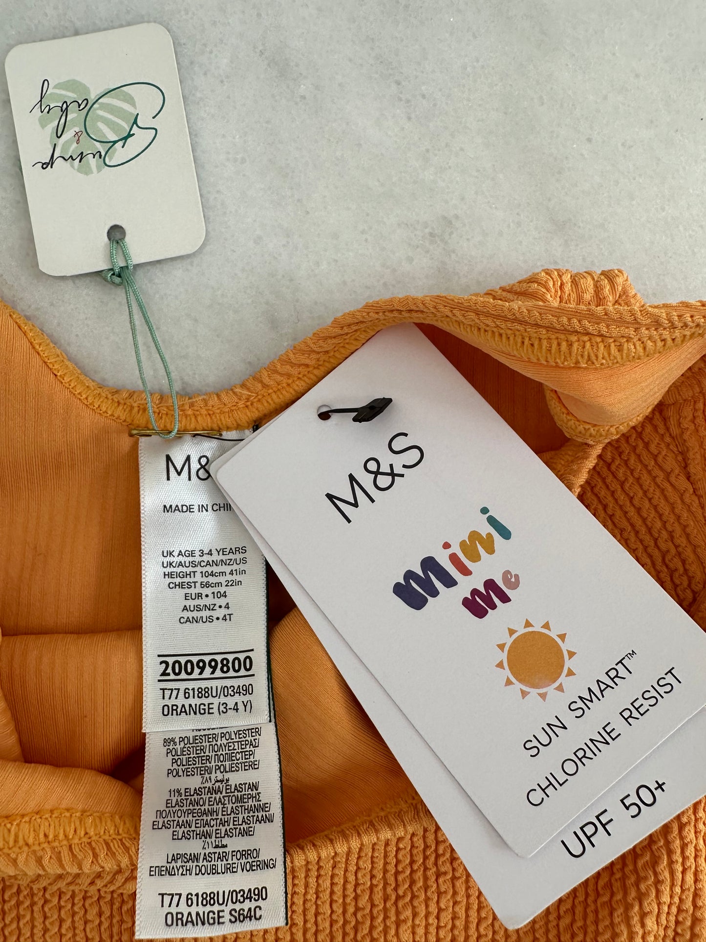 Swimwear by M&S - Size 36 months