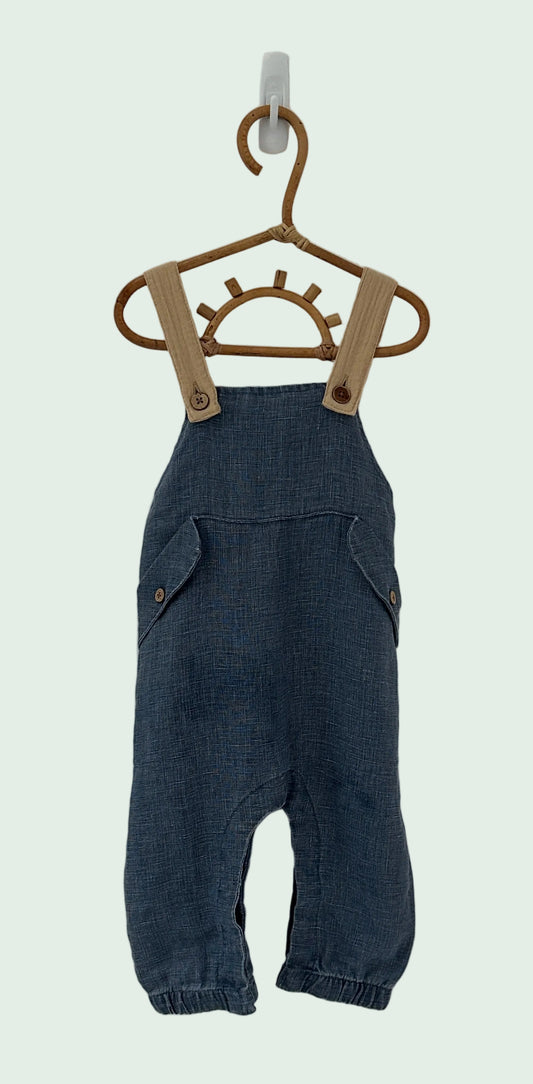 Lil'atelier Blue Summer Romper - 3 months