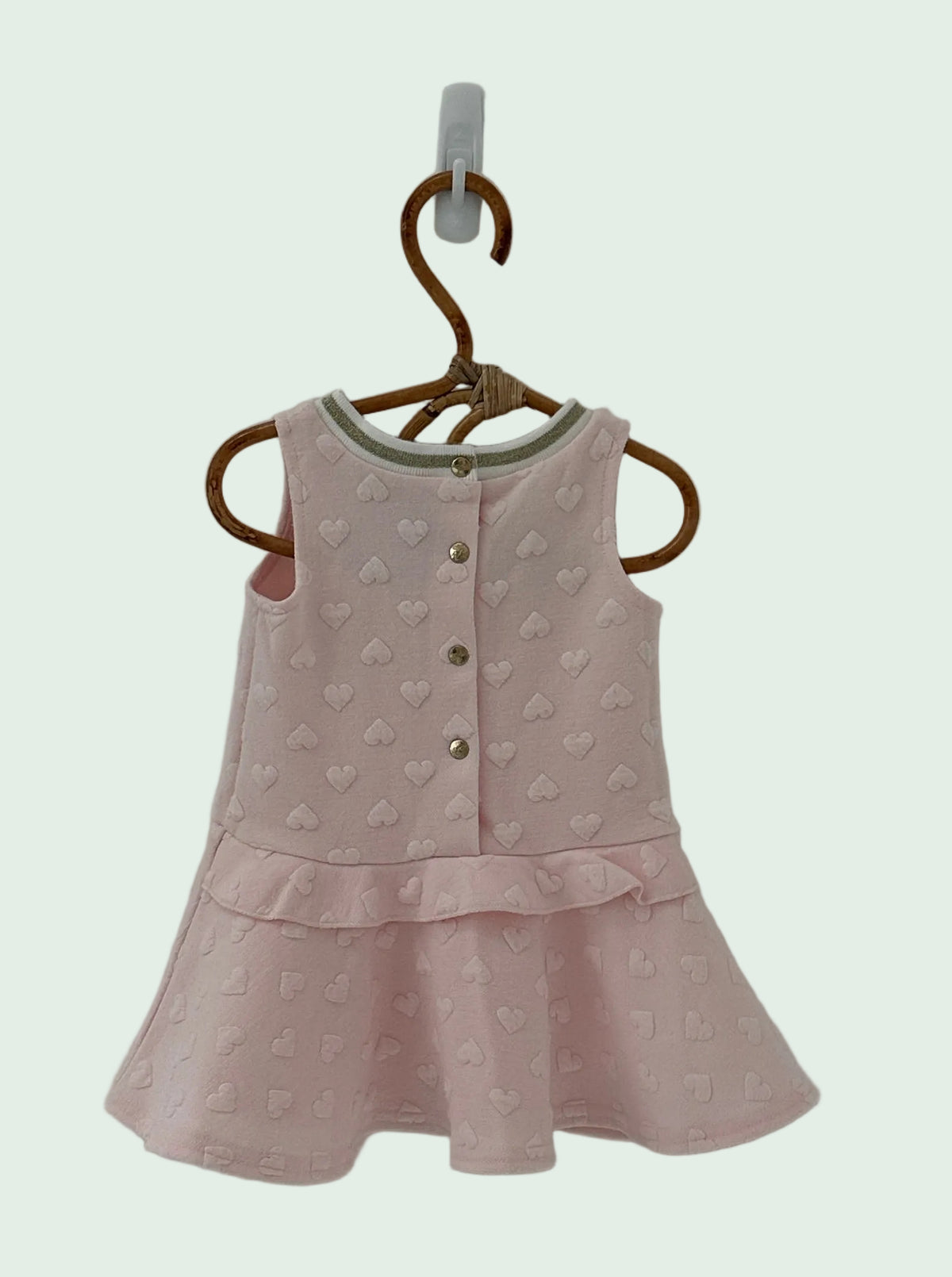 Lili gaufrette Pink Summer Dress - 6 months