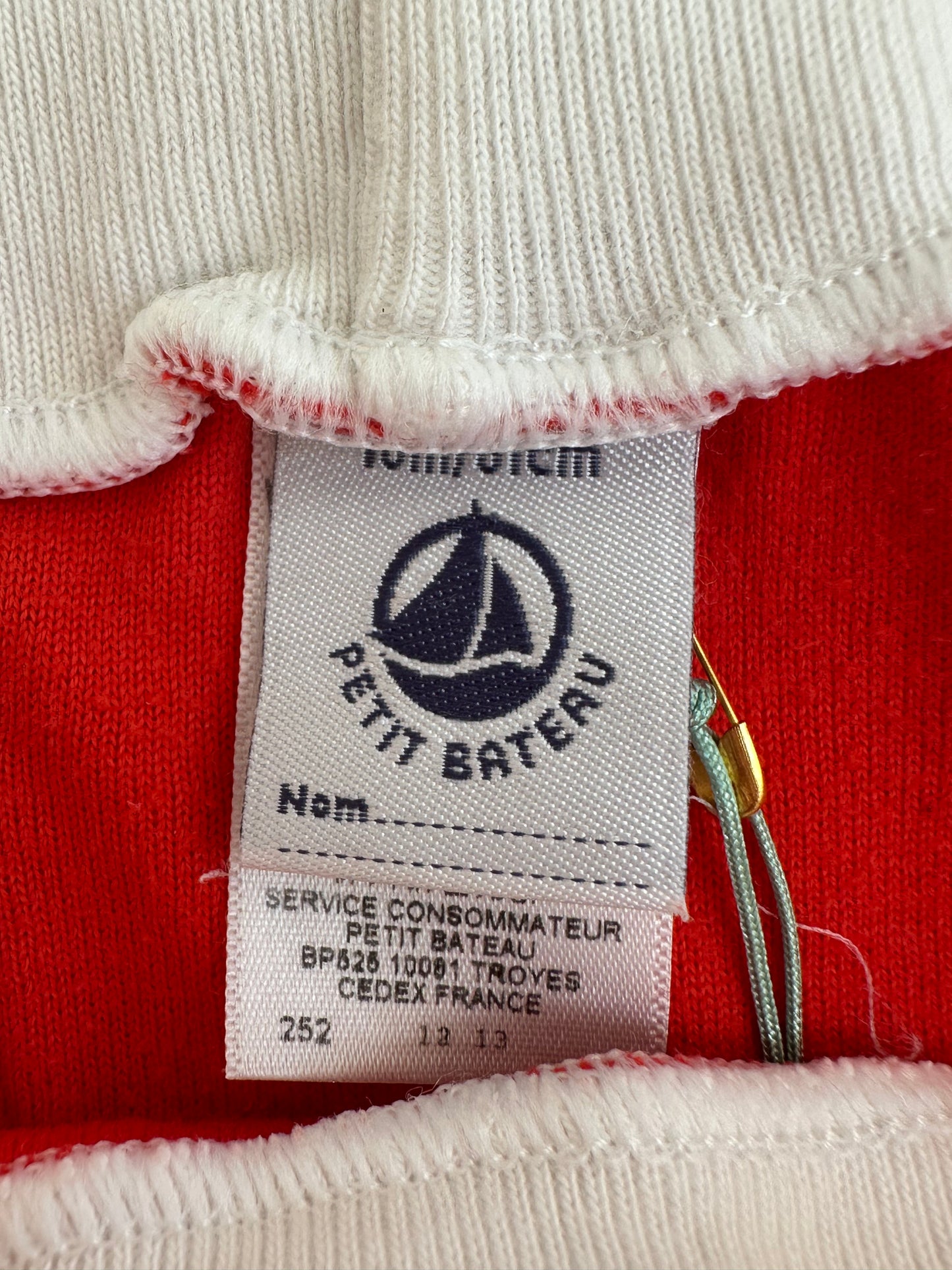 Short red by Petit Bateau - Size 18 months