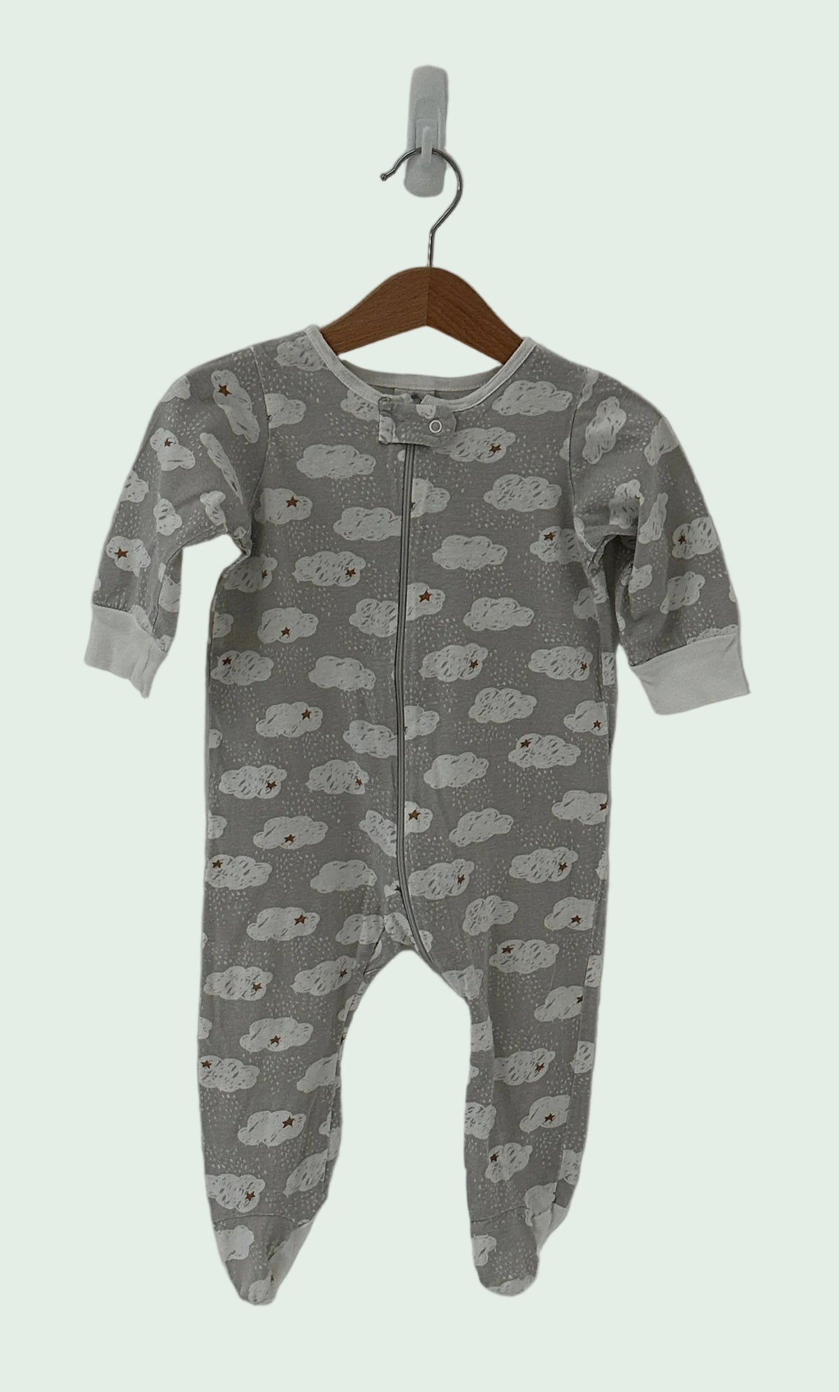 Gerber Grey Summer Pyjama - 6 months