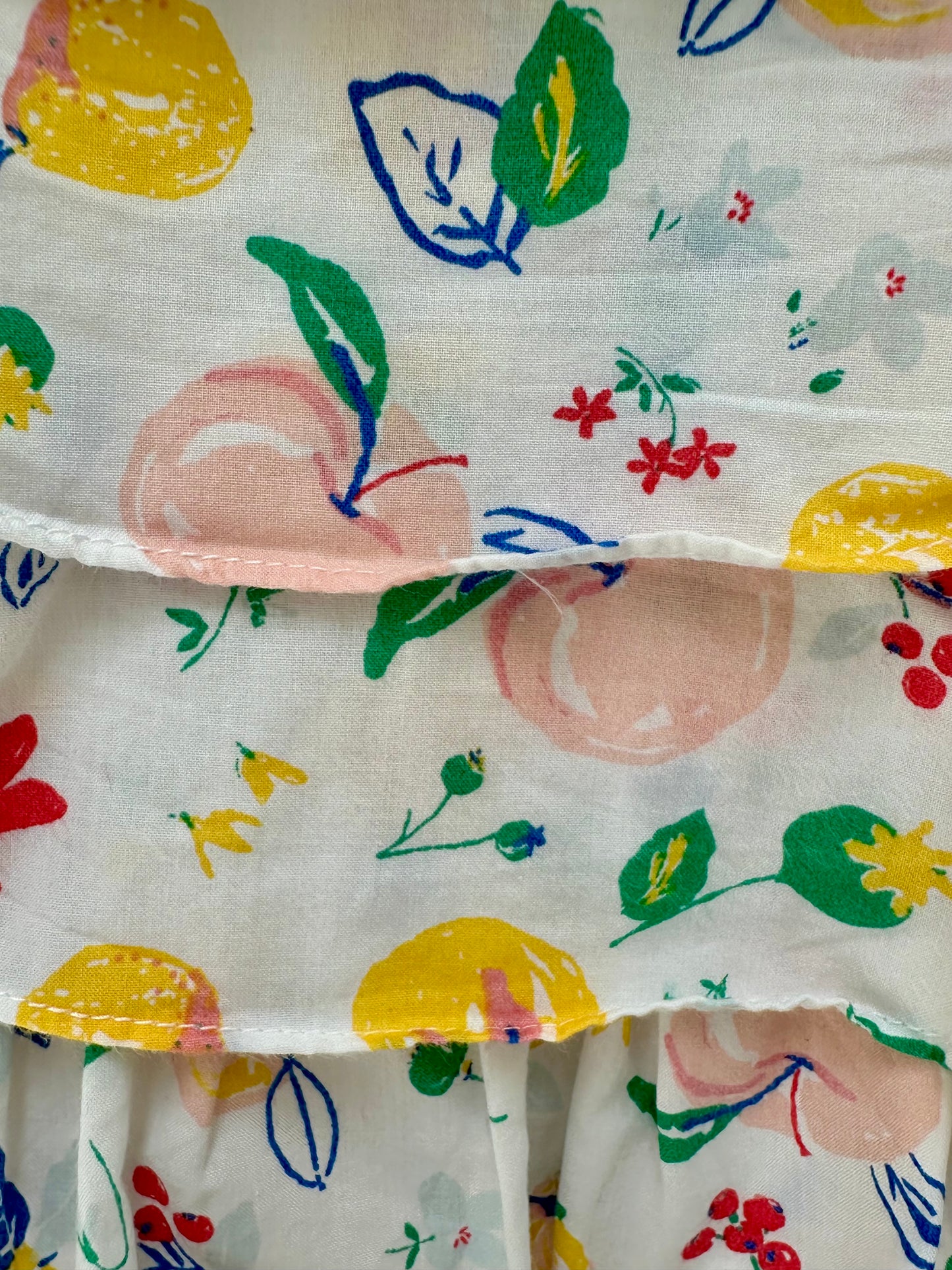 Dress white floral by Petit Bateau - Size 12 months