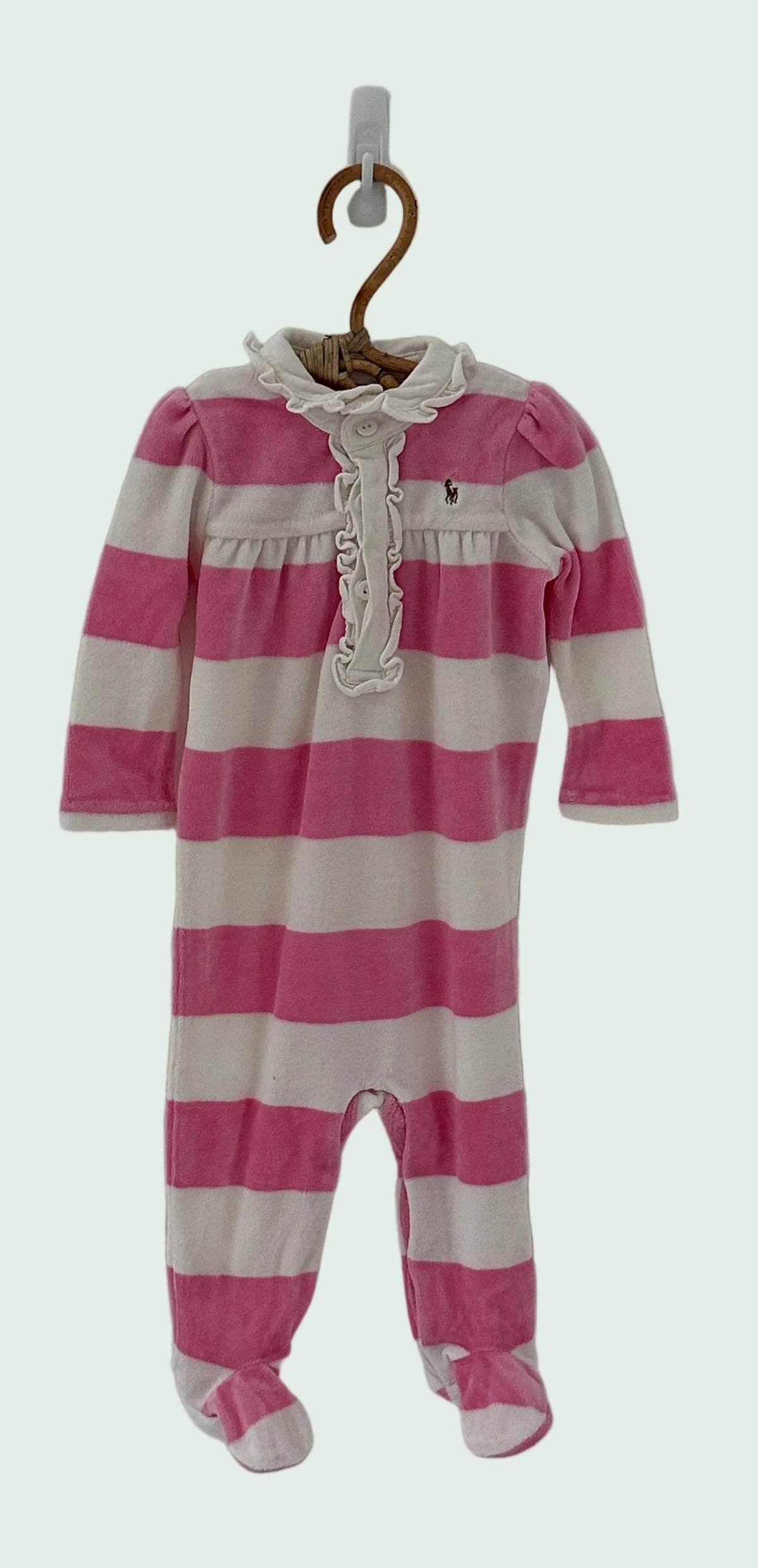 Ralph Lauren Pink Winter Pyjama - 9 months