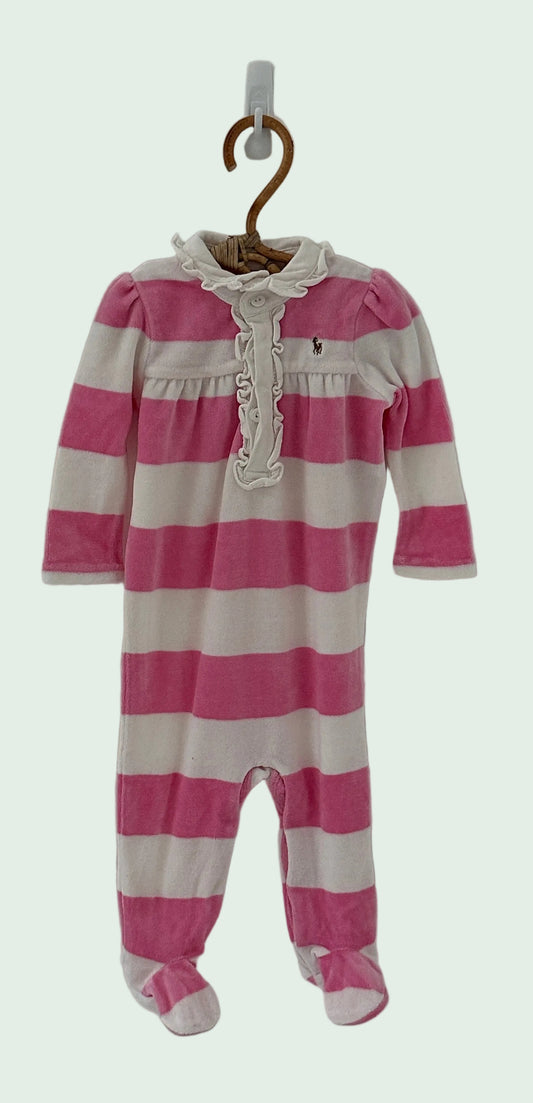 Ralph Lauren Pink Winter Pyjama - 9 months