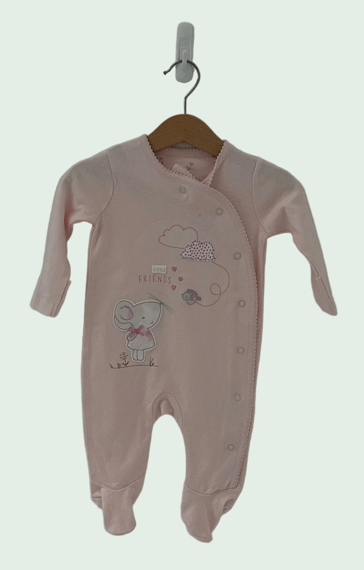 Mothercare Pink Summer Pyjama - 1 month