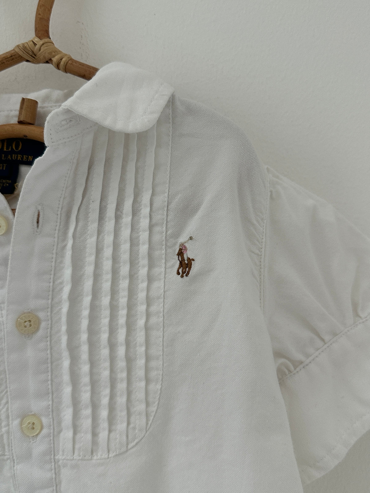 Ralph Lauren White Summer Top - 4 years