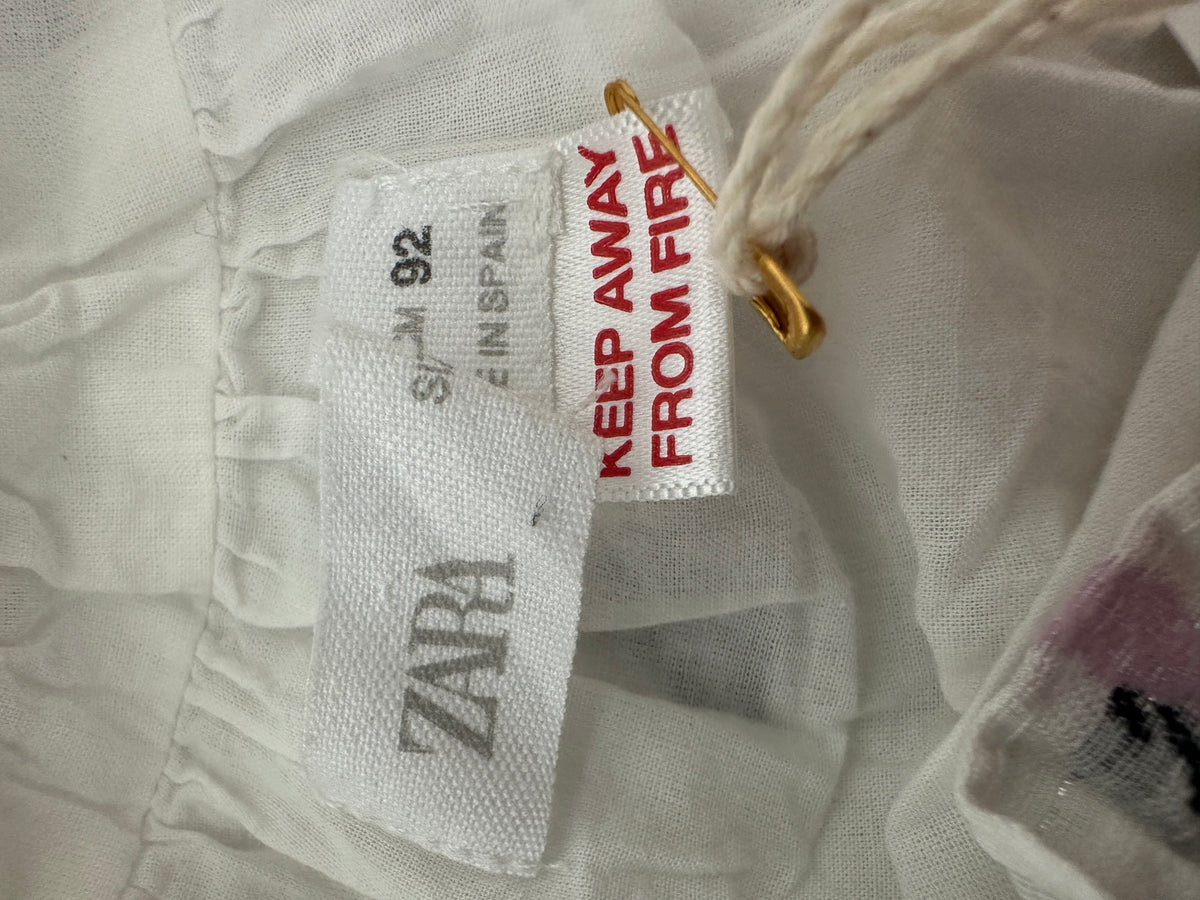 Zara White Summer Top - 18 months