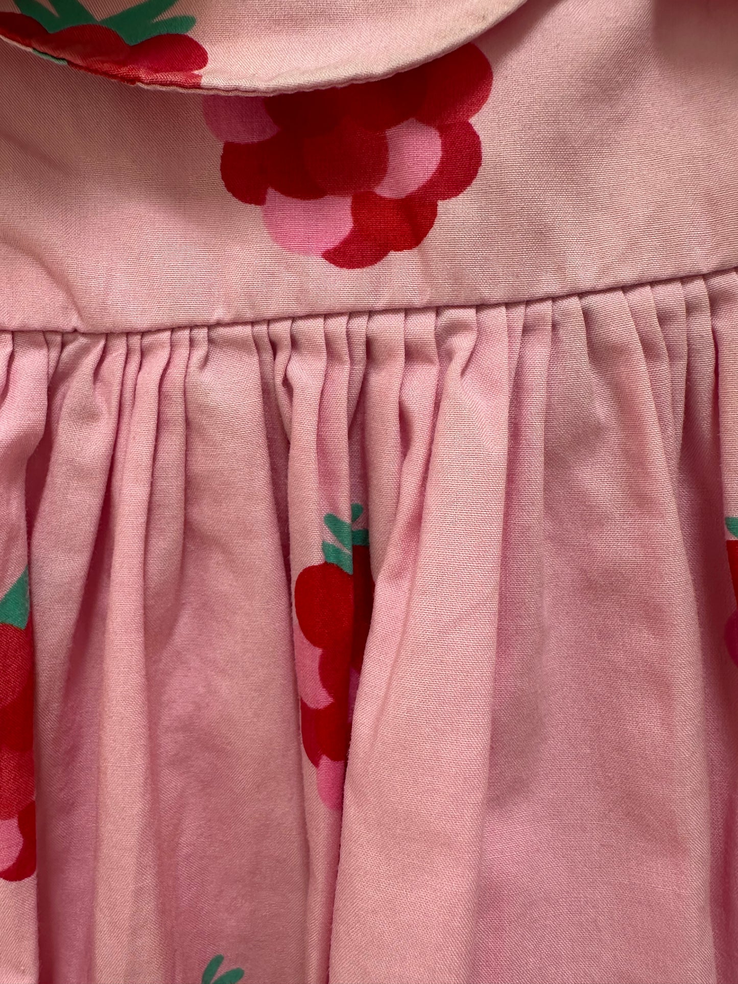 Dress pink fruit by Jacadi - Size 12 months