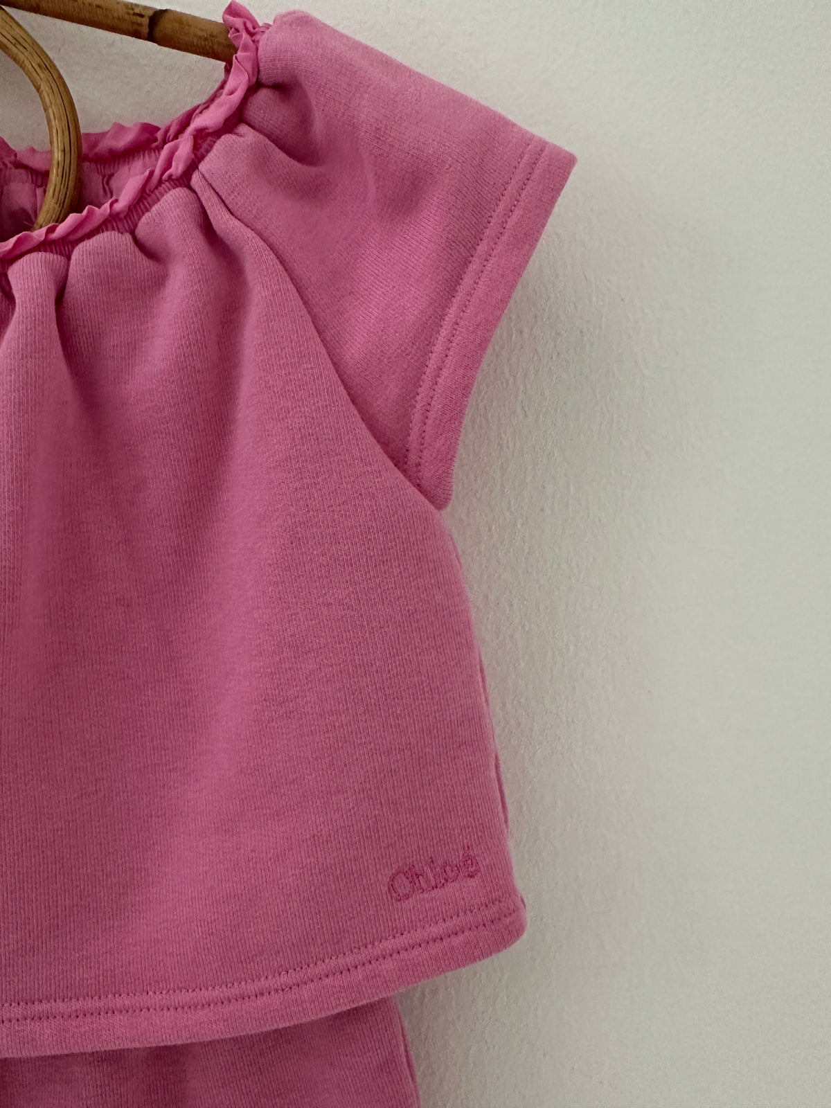 Chloe Pink Summer Romper - 9 months