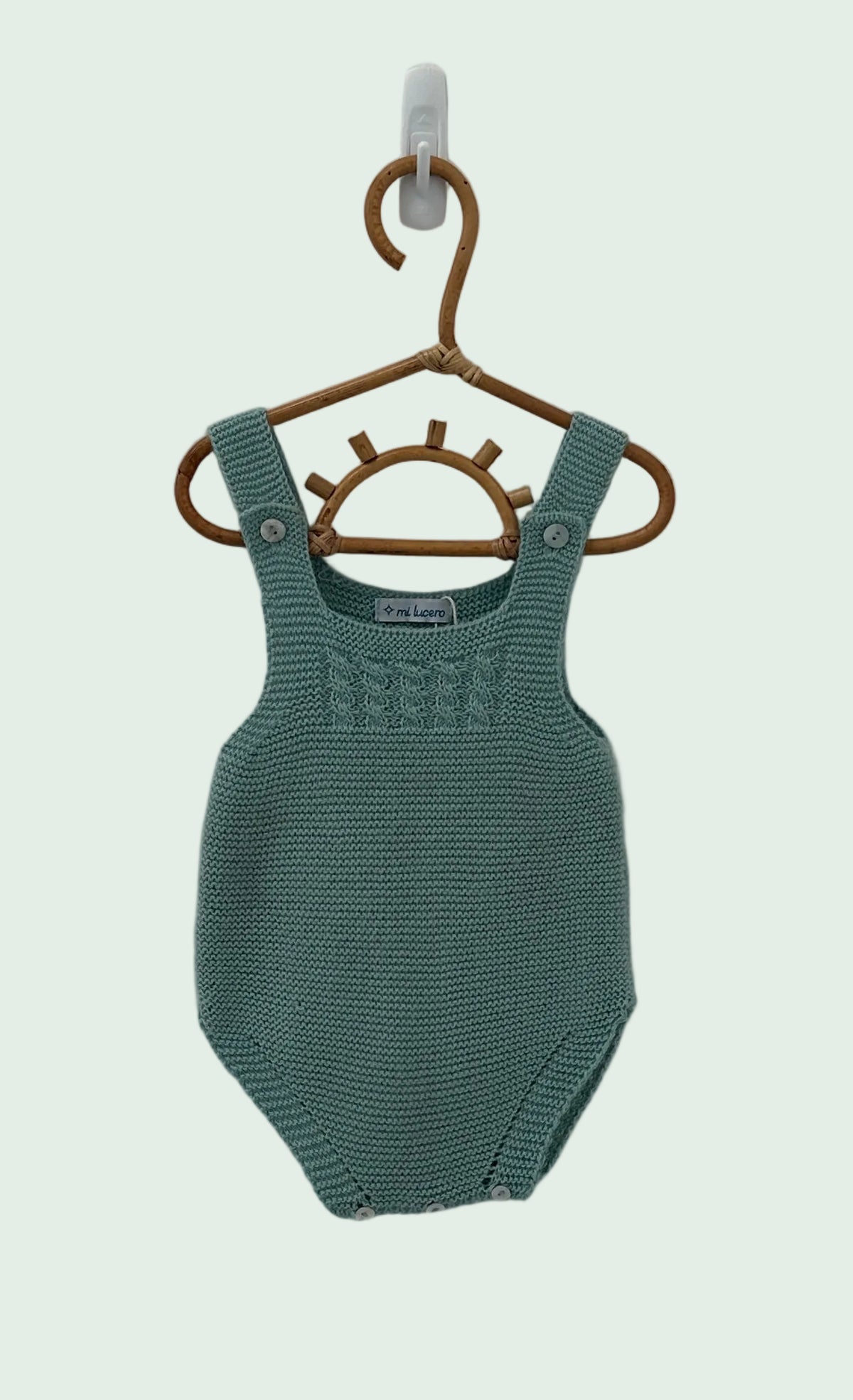 Mi Lucero Blue Summer Romper - 6 months