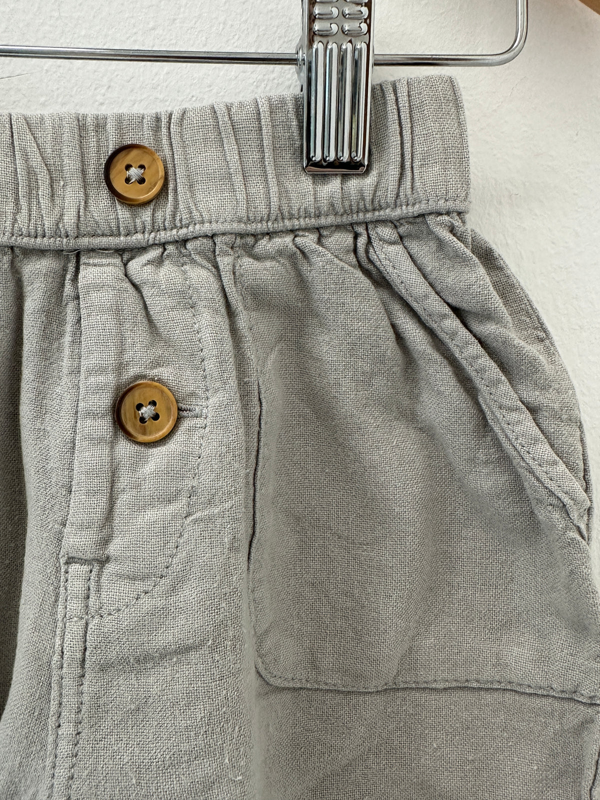 Zara Grey Summer Short-Skirt - 36 months