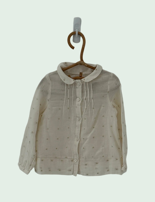 Zara Beige Summer Top - 18 months