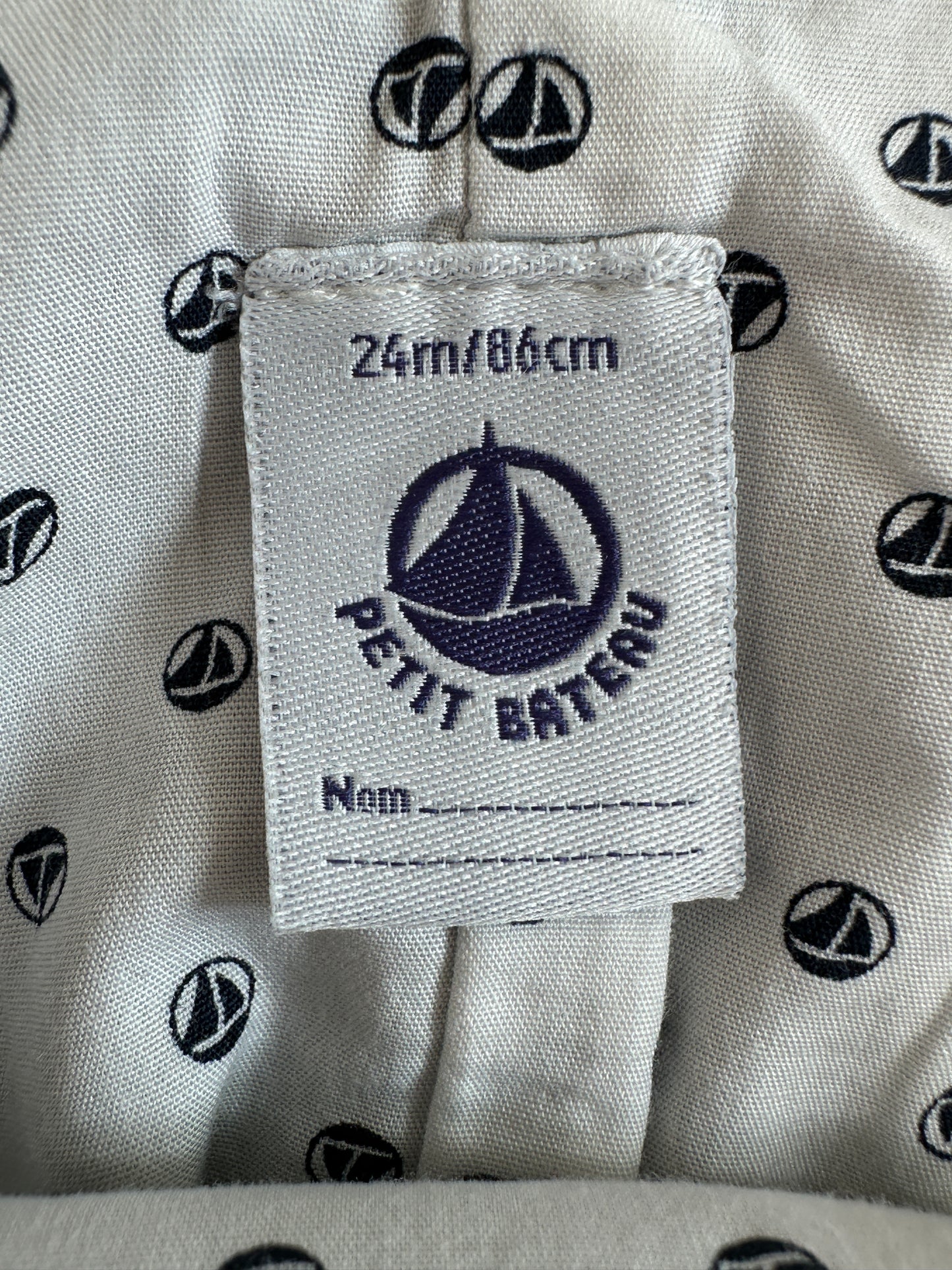 Dress by Petit Bateau - Size 24 months