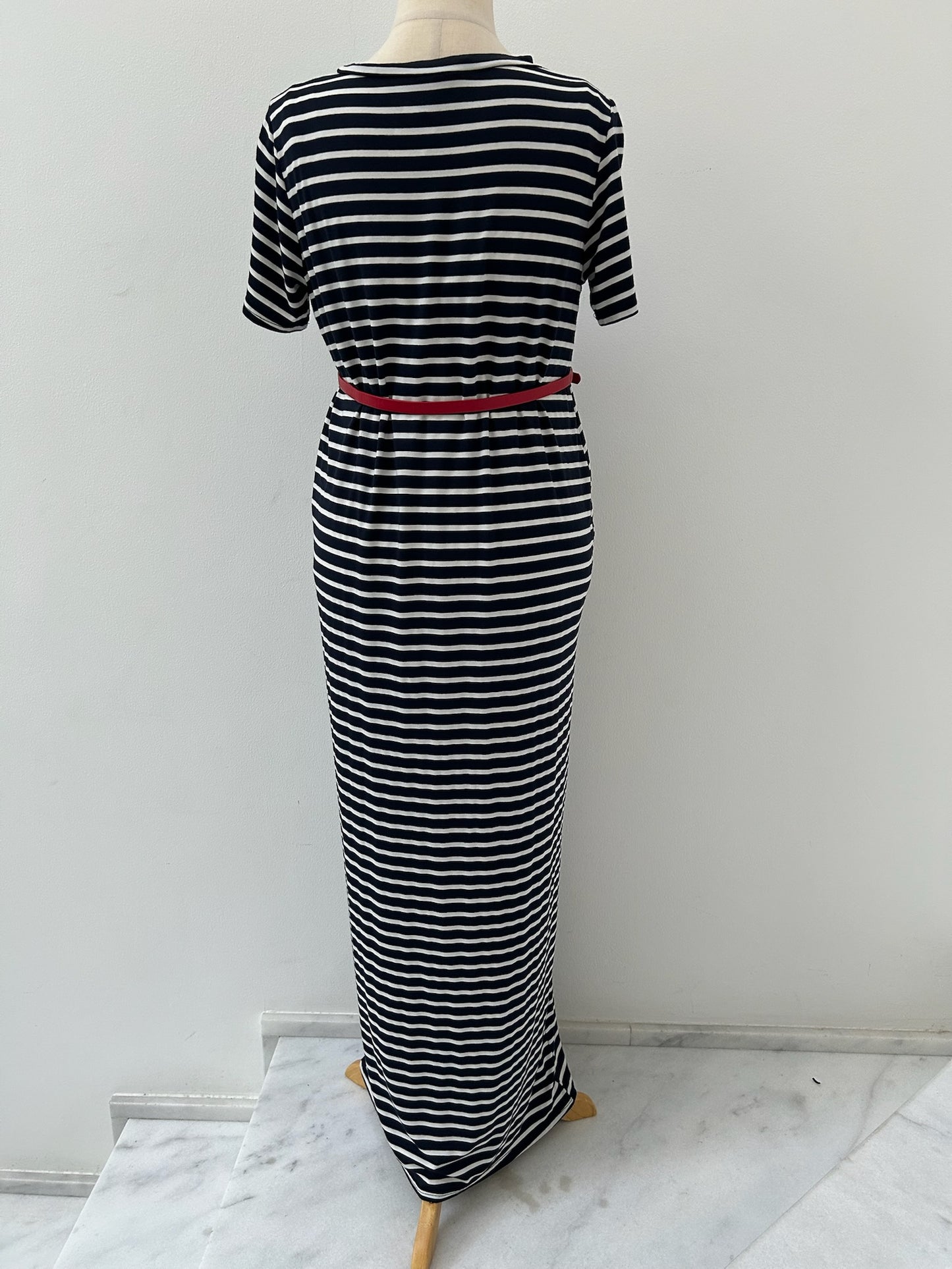 Blue Striped Dress by Dorothy Perkins Maternity - Size M