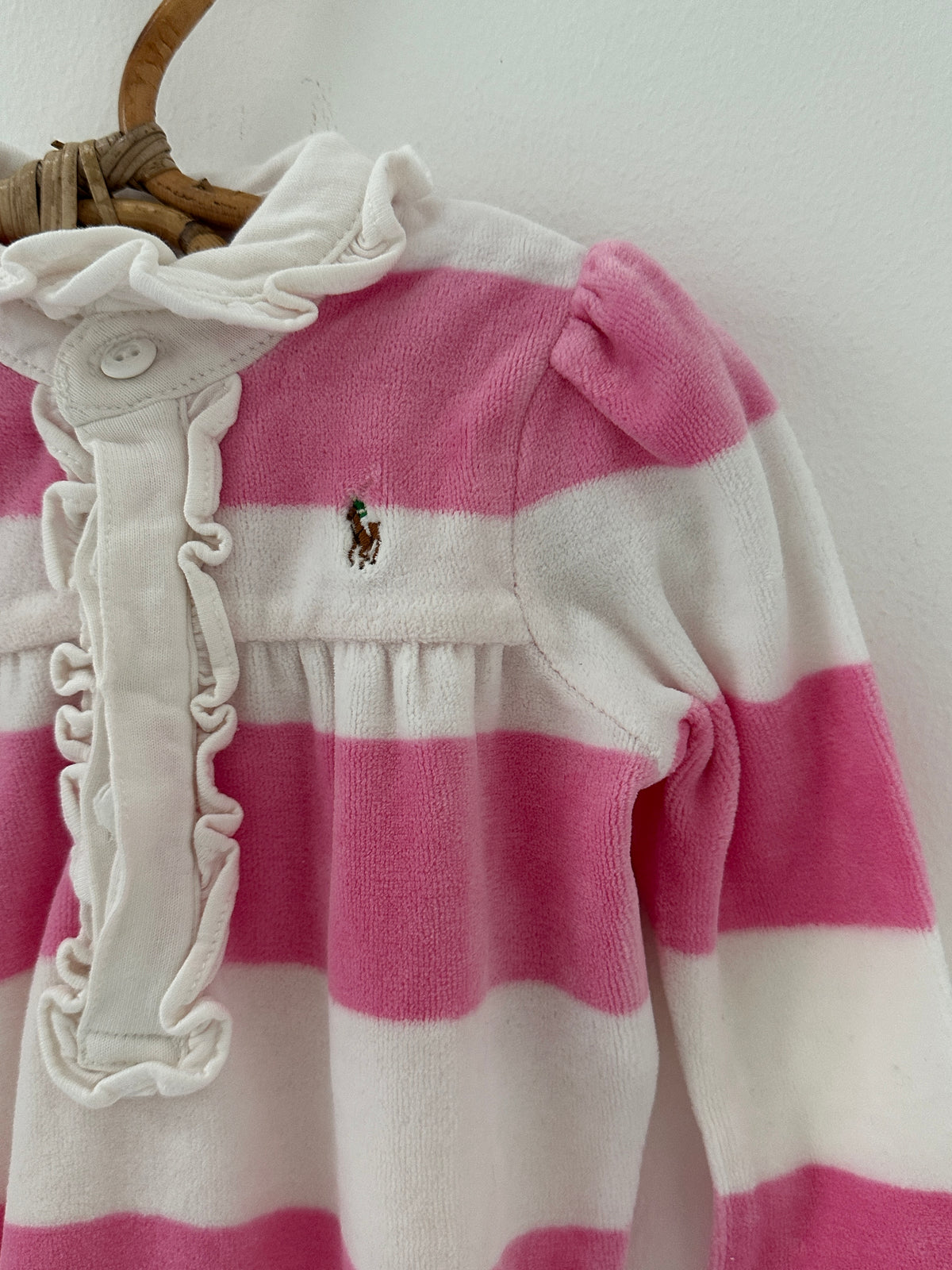 Ralph Lauren Pink Winter Pyjama - 9 months