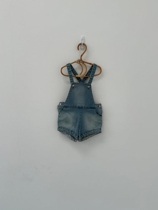 The f1rst Blue Summer Romper - 4 years