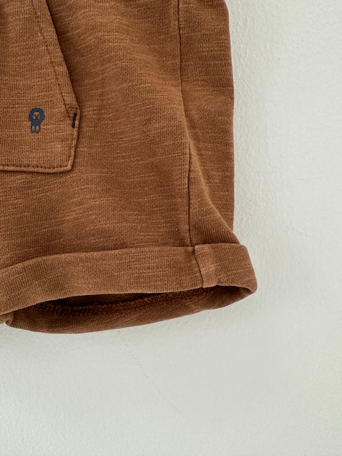 Obaibi Brown Summer Short-Skirt - 6 months