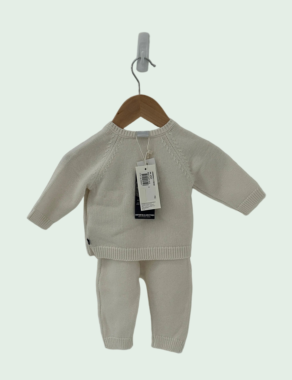Petit Bateau White Winter Set - 6 months