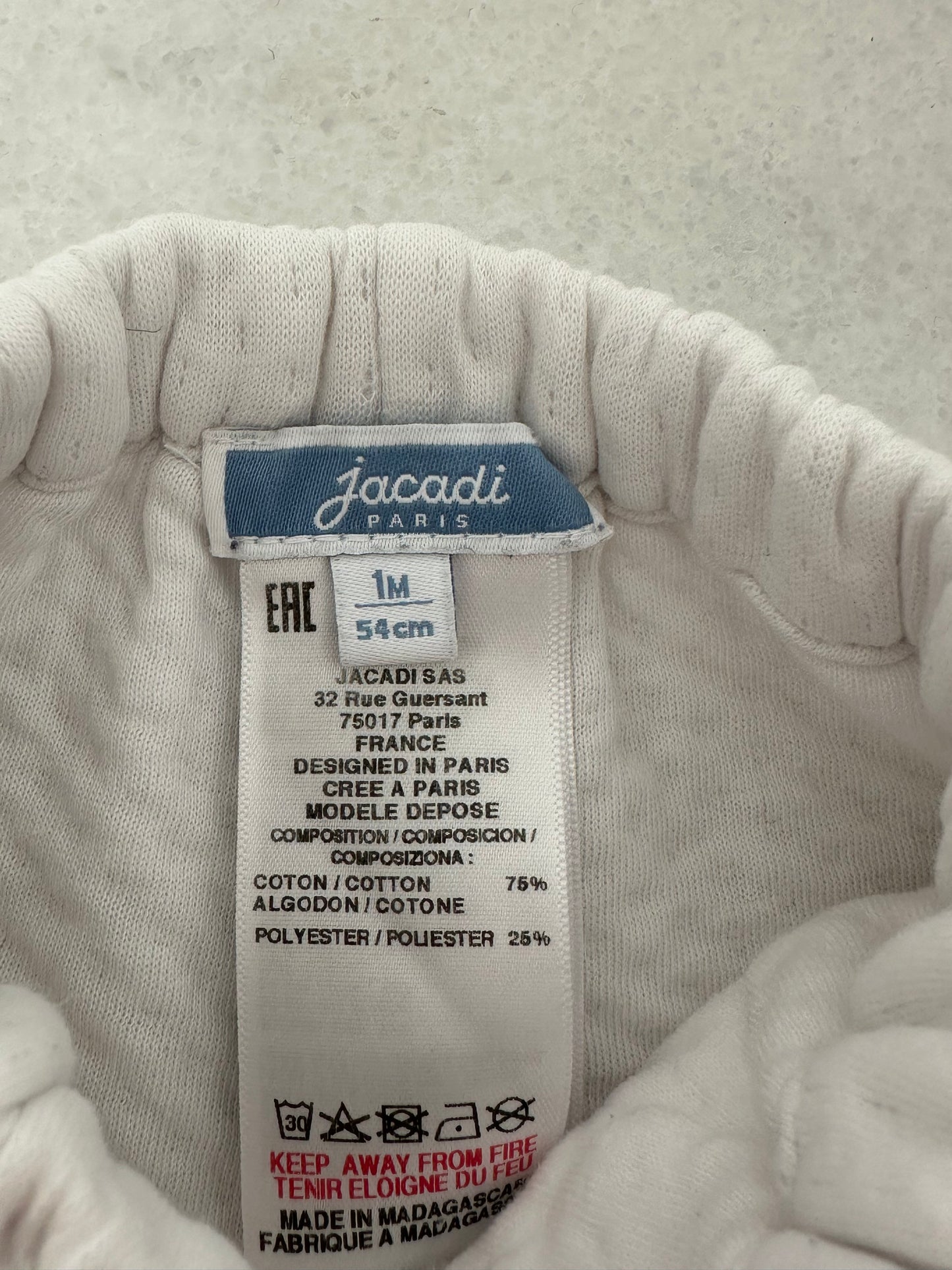 Trousers by Jacadi - Size 1 month