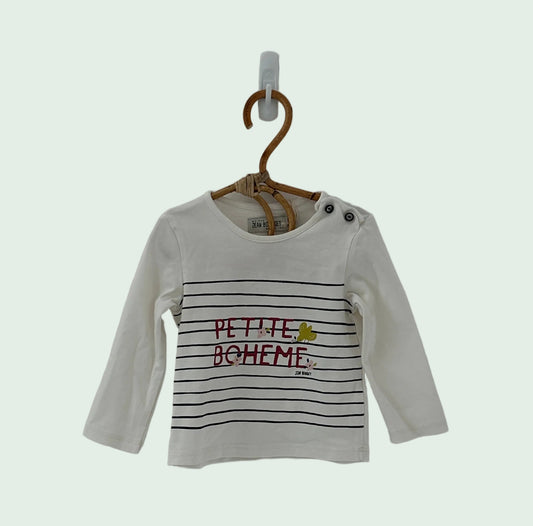 Jean Bourget White Summer Top - 18 months