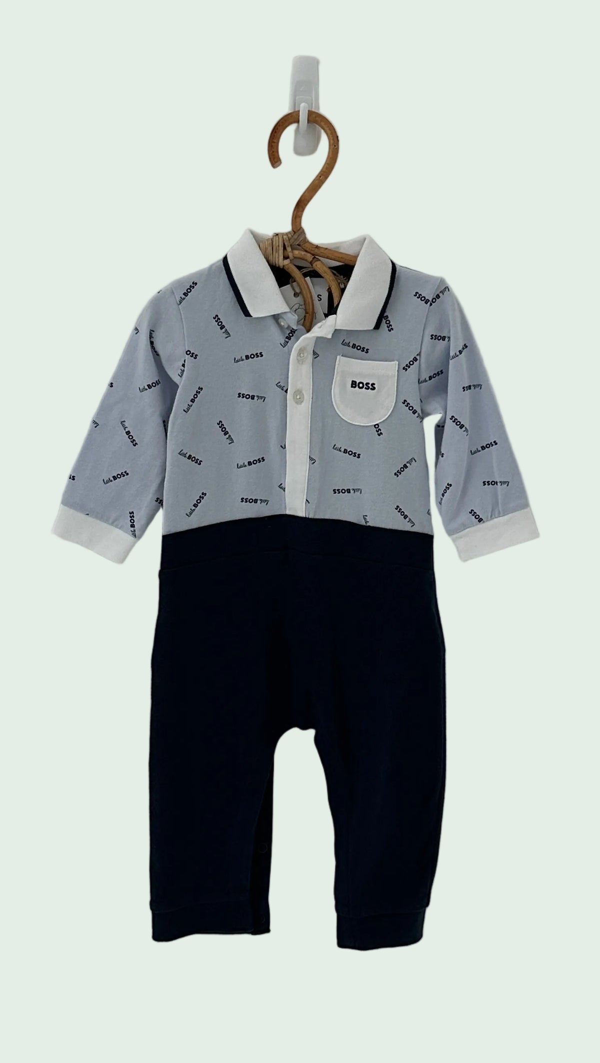 Boss Blue Summer Jumpsuit - 9 months