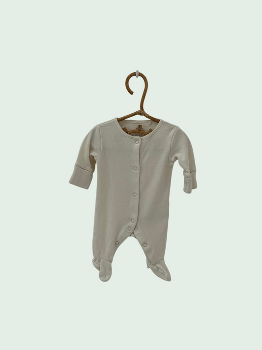 Pyjama plain white by Next - Size NB