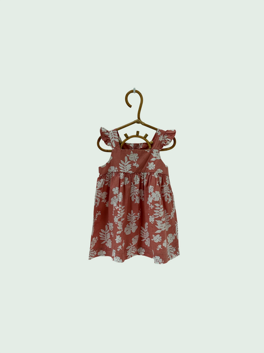 Dress pink by Petit Bateau - Size 12 months