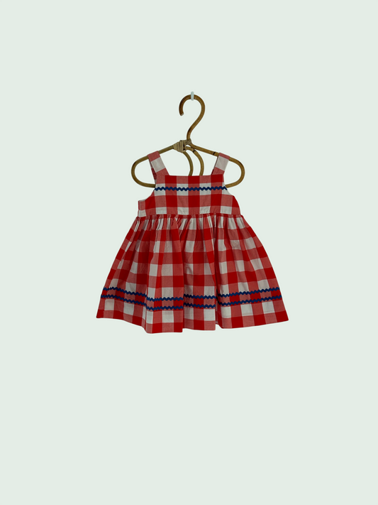 Dress red by Jacadi - Size 12 months