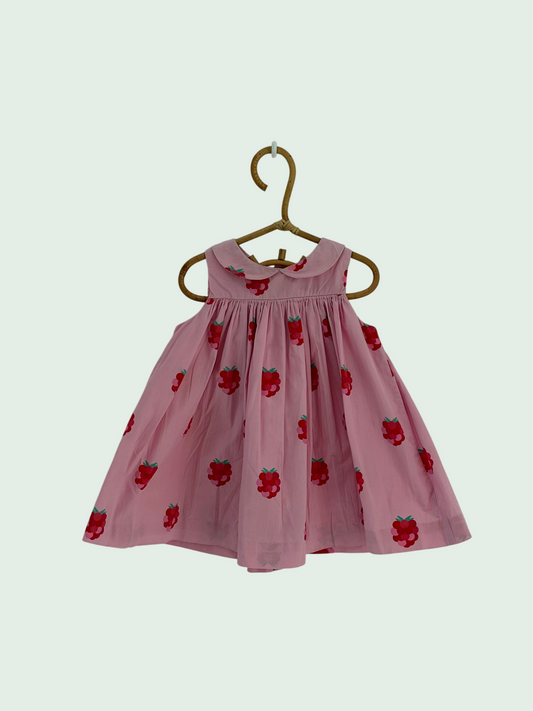 Dress pink fruit by Jacadi - Size 12 months
