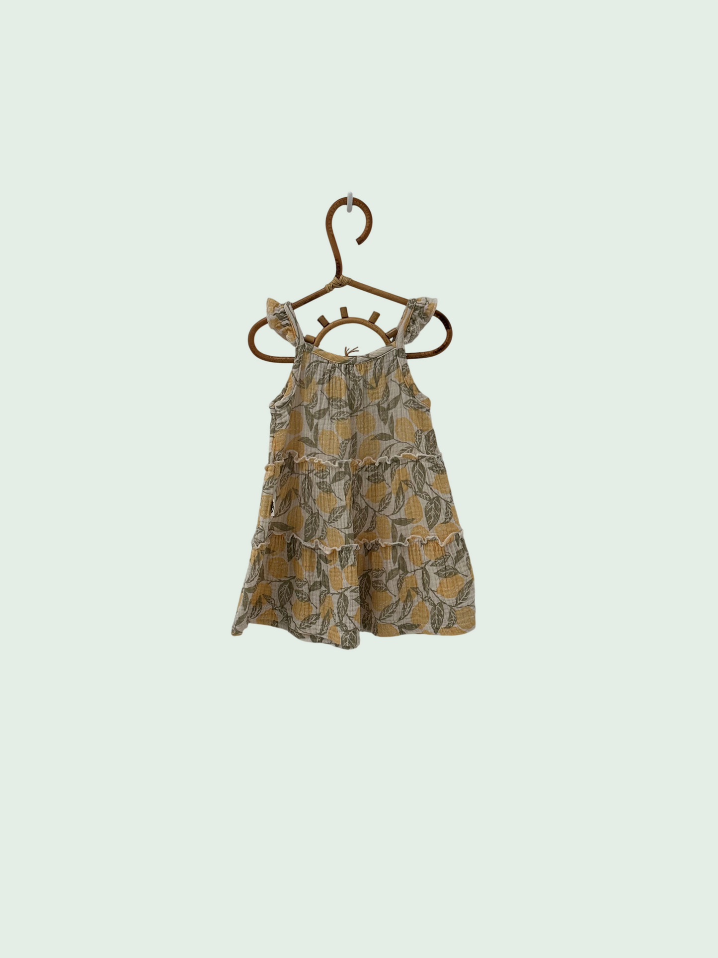 Dress white lemon by Rabbit Bear - Size 12 months